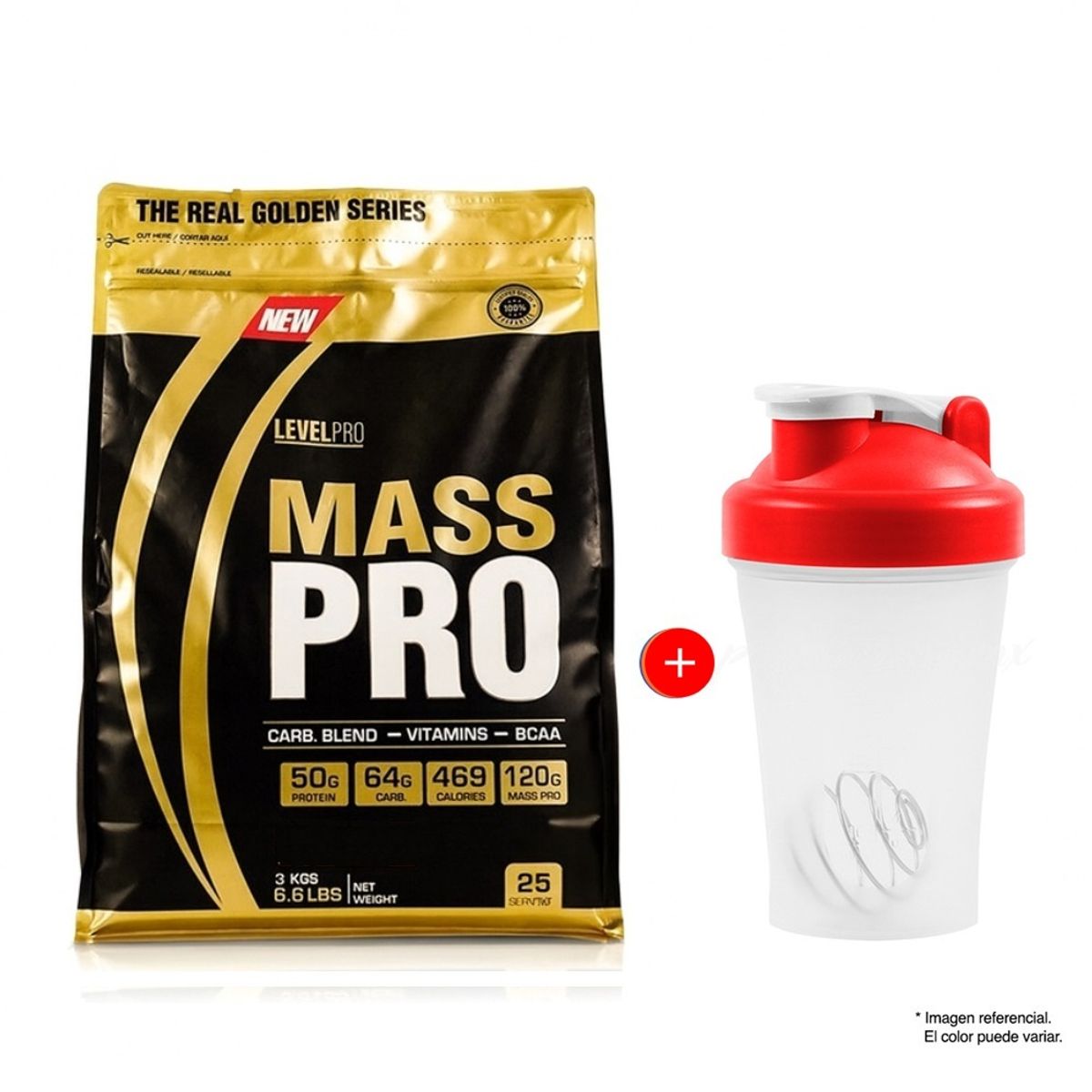 LEVEL PRO - Proteína Level Pro Mass Pro 3 kg Chocolate