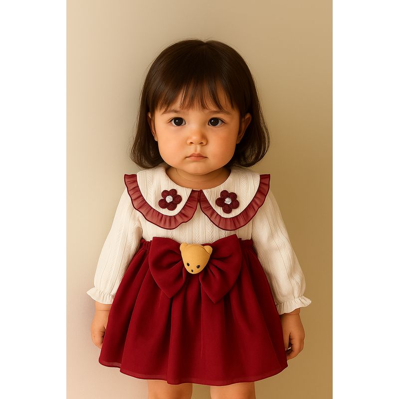 GENERICO - VESTIDO PARA BEBE TEMATICA DE OSITO