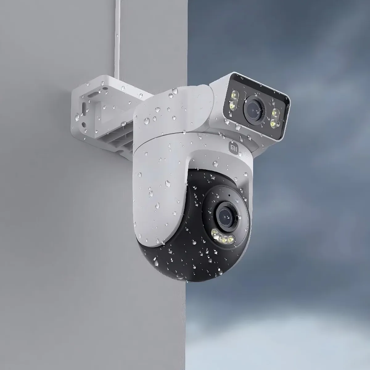 XIAOMI - Camara de Seguridad Xiaomi Outdoor CW500 Dual 8MPx 25K Visión nocturna a color