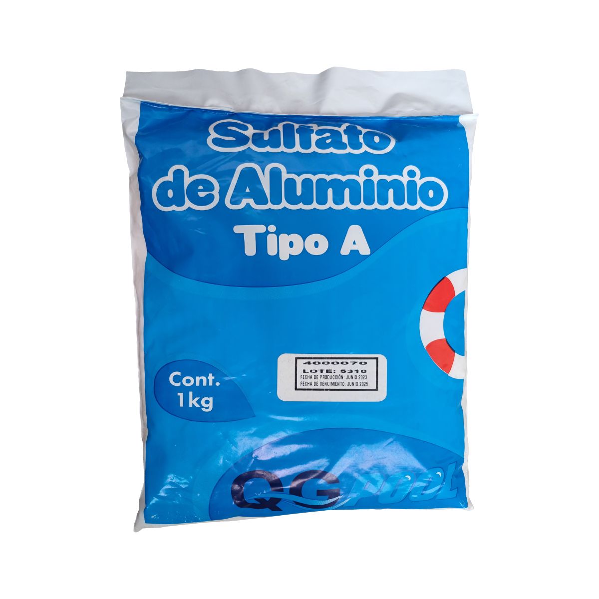 GENERICO - Sulfato de Aluminio Tipo A 1kg Ecuatoriano