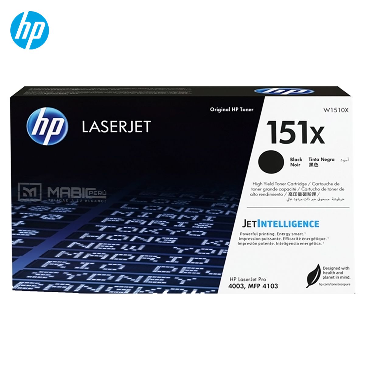 HP - TONER HP 151X NEGRO W1510X LJ 4003 MFP 4103 ORIGINAL 9700 PÁGINAS