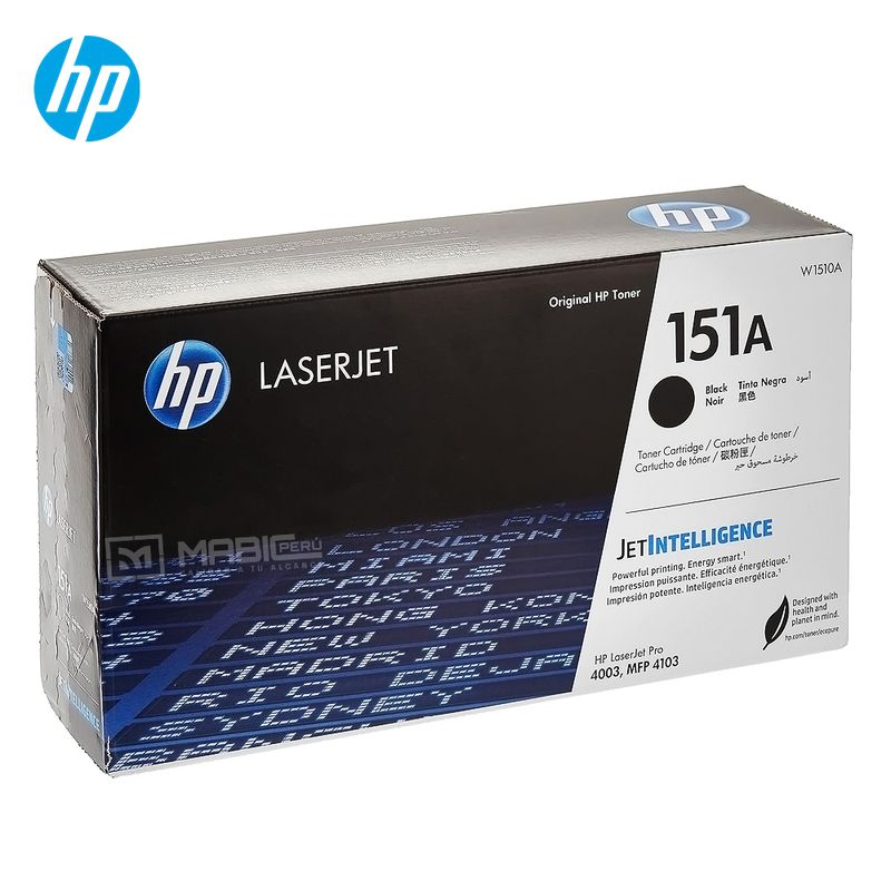 HP - TONER HP 151A NEGRO W1510A LJ 4003 MFP 4103 ORIGINAL