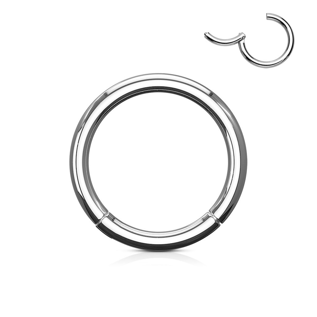 ADR JOYERIA CORPORAL - Piercing Argolla Clicker Titanio ADR Joyería Corporal