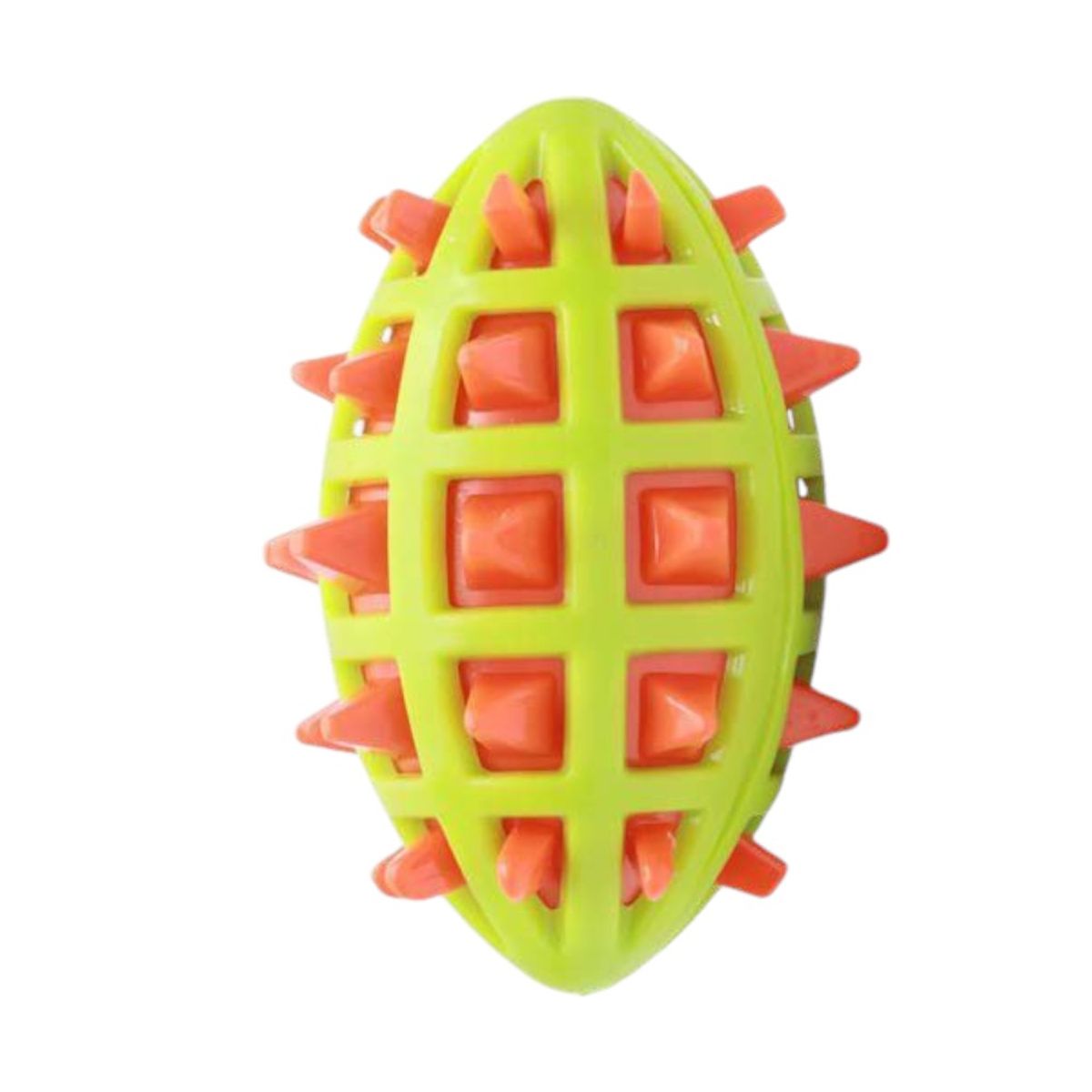 GENERICO - Pelota De Jebe Con Puas Top-10 Color Amarillo