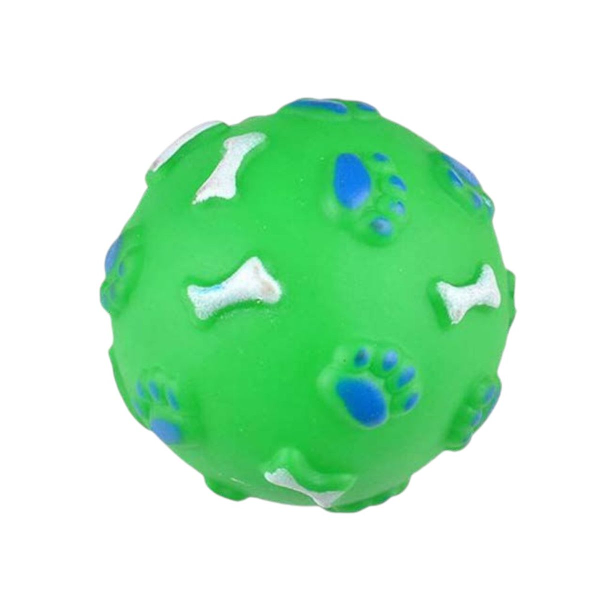 GENERICO - Pelota Toy Huellitas Y Huesitos Top-3 Color Verde