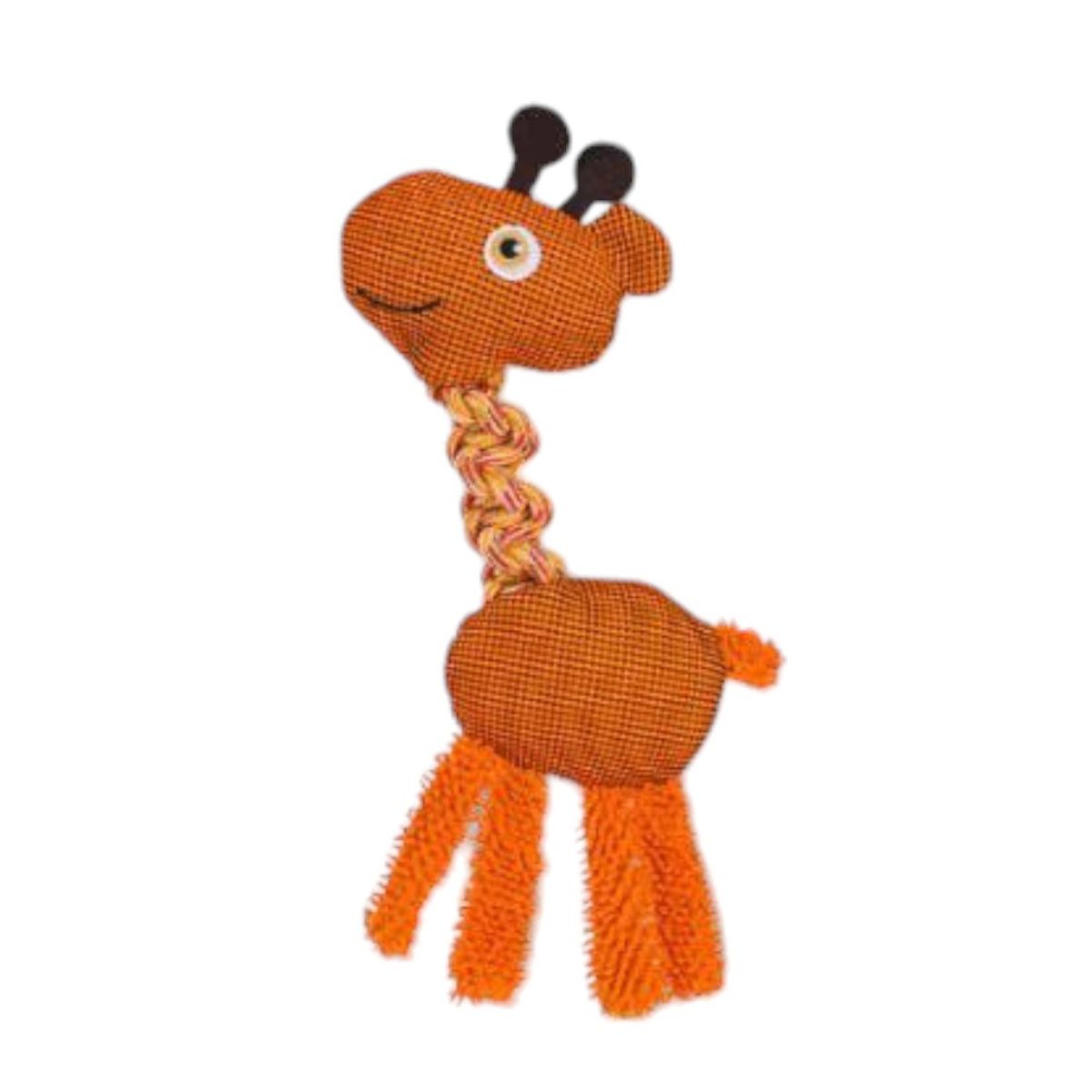 GENERICO - Peluche Cuello De Soga Trenzada 42Cm Top-24 Color Naranja
