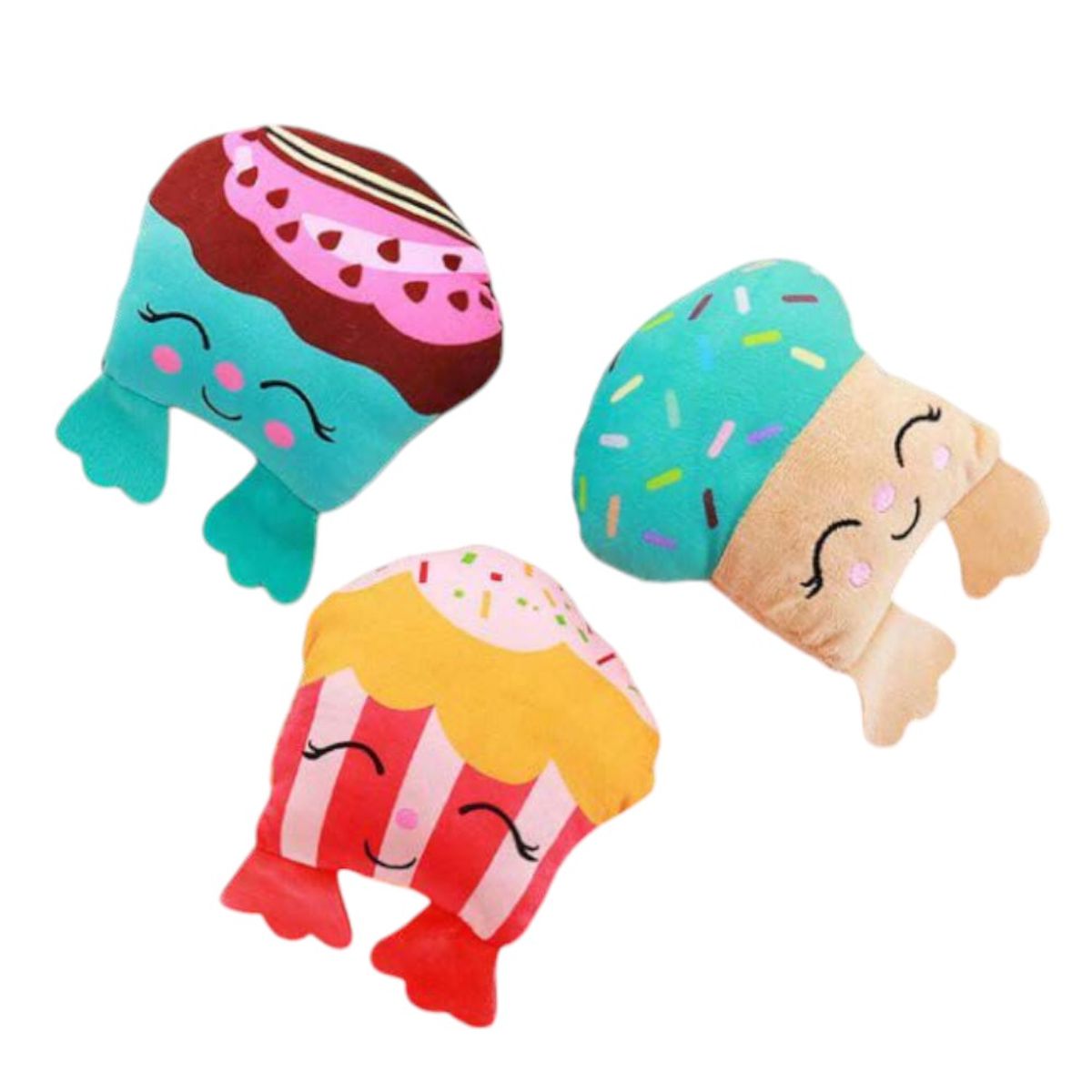 GENERICO - Peluche Cupcake Con Patitas Top-7 Color