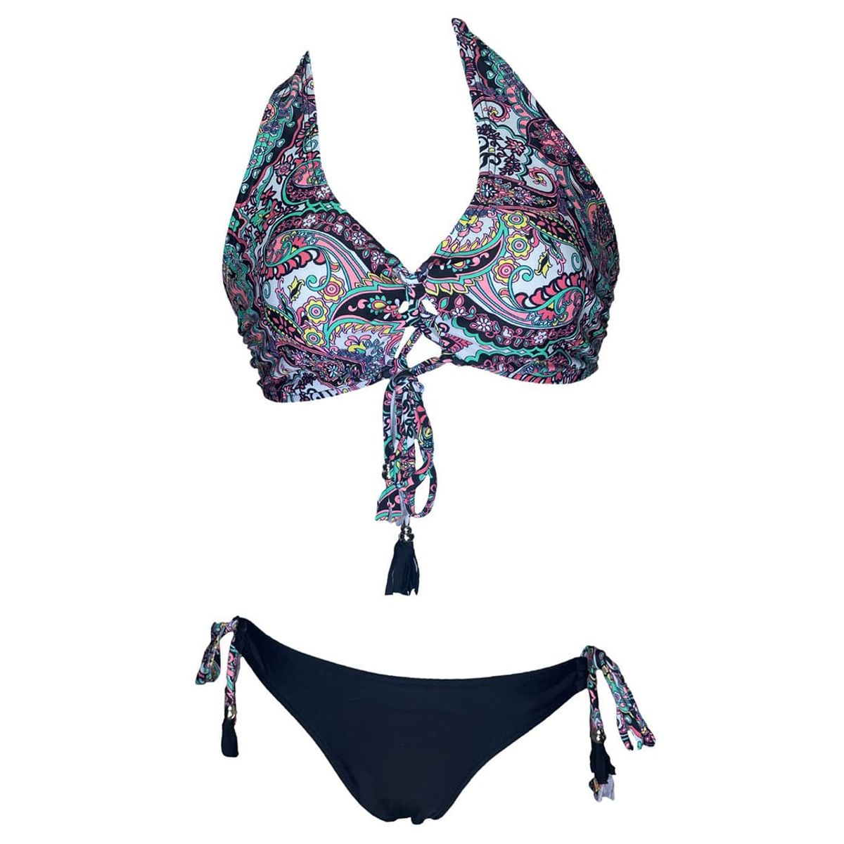 GENERICO - Bikini Licra UV Corset Edicion Limitada negro GL-22-S