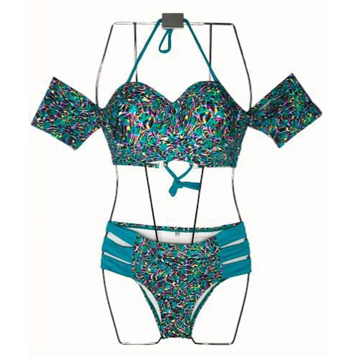 GENERICO - Bikini Licra UV Mia Verde GL-46-S