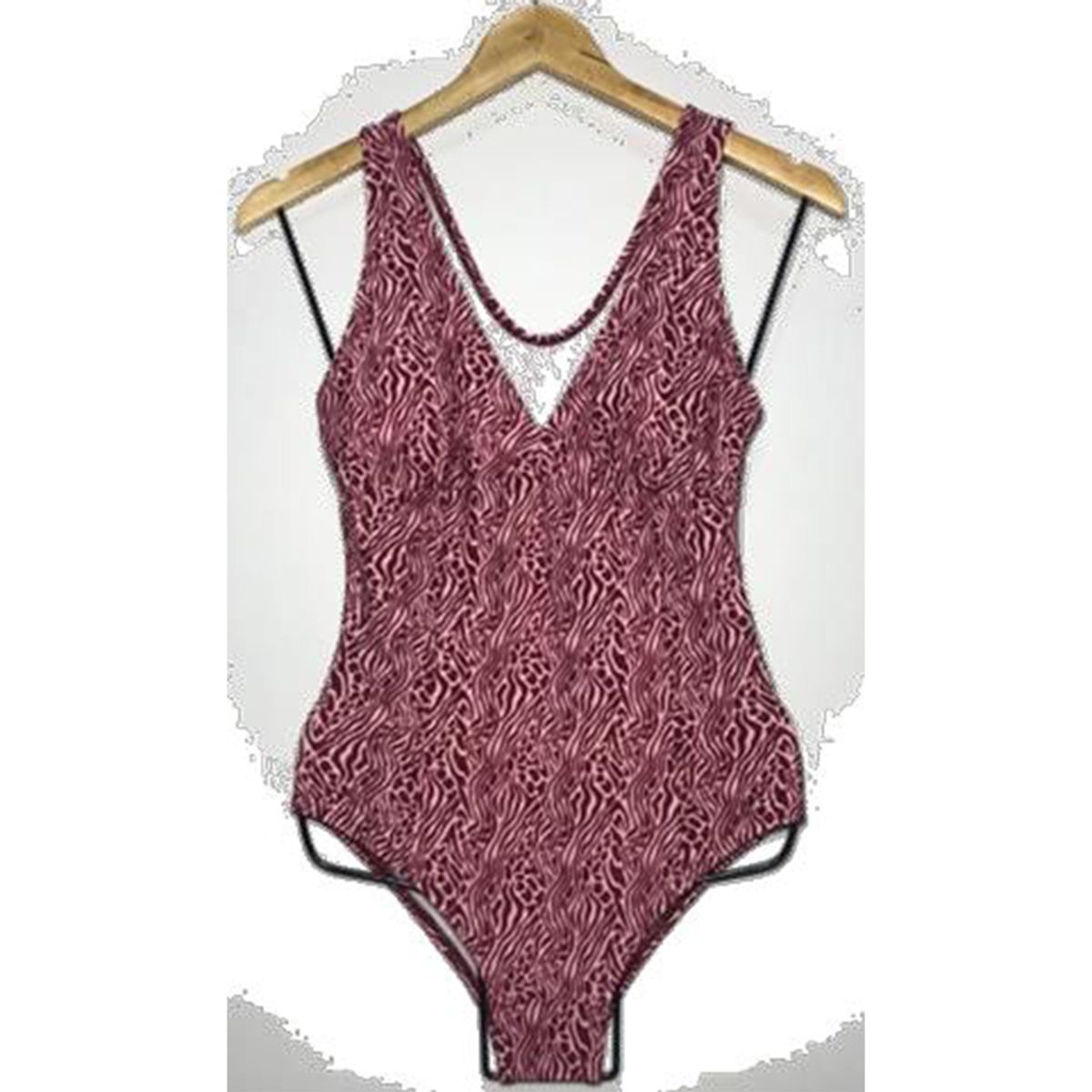 GENERICO - Ropa de baño Mujer Jasmin Estampado Guinda GL-30-M