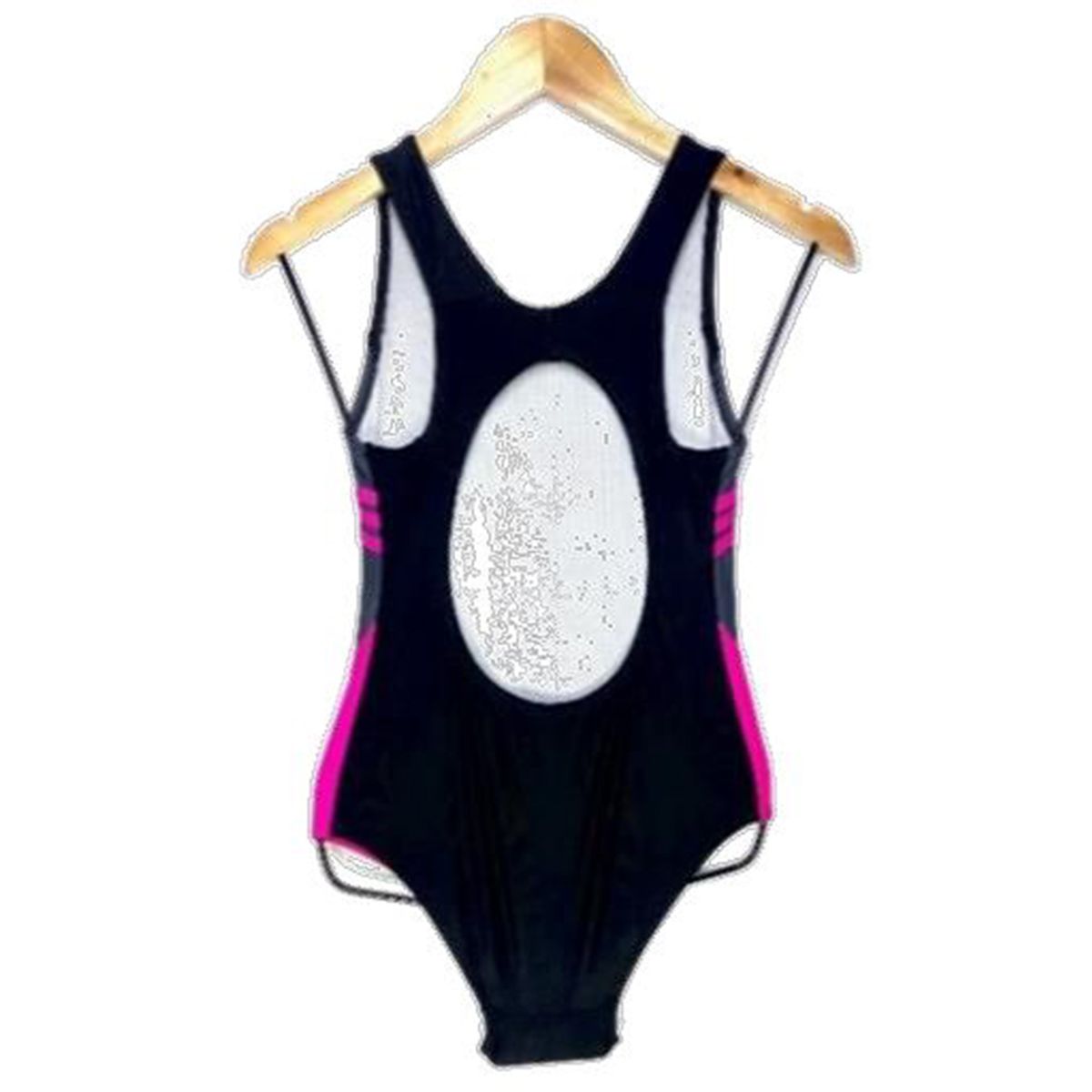 GENERICO - Ropa de baño Mujer Natacion Rayitas Fucsia GL-28-S
