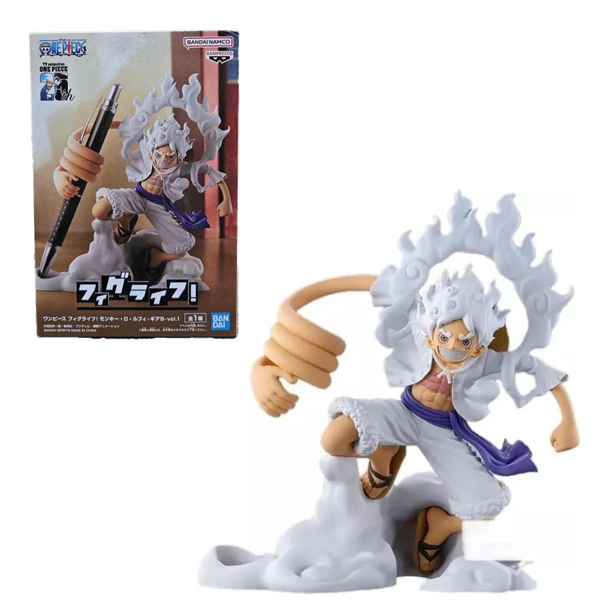 BANPRESTO - One Piece Porta Lapiceros Monkey D. Luffy Gear 5