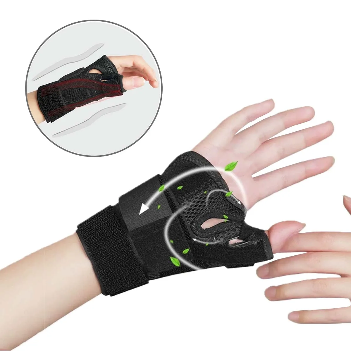 DENISASAA - Muñequera Ortopédica De Compresión Con Soporte De Pulgar