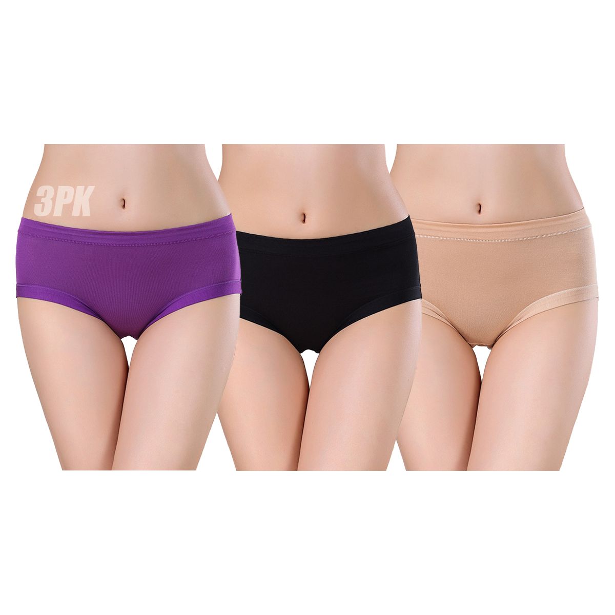 ZIMRAHYG - 3 Calzón Menstrual 3 Capas Absorbentes Reutilizable