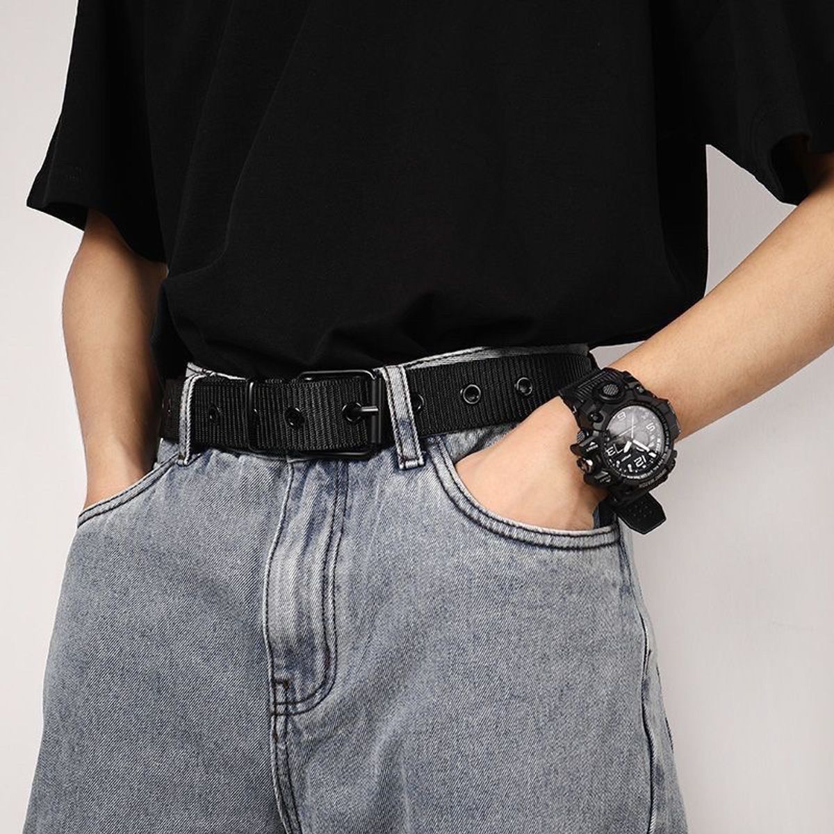 TIOZONEY - Cinturon Tactico De Nylon Para Hombre