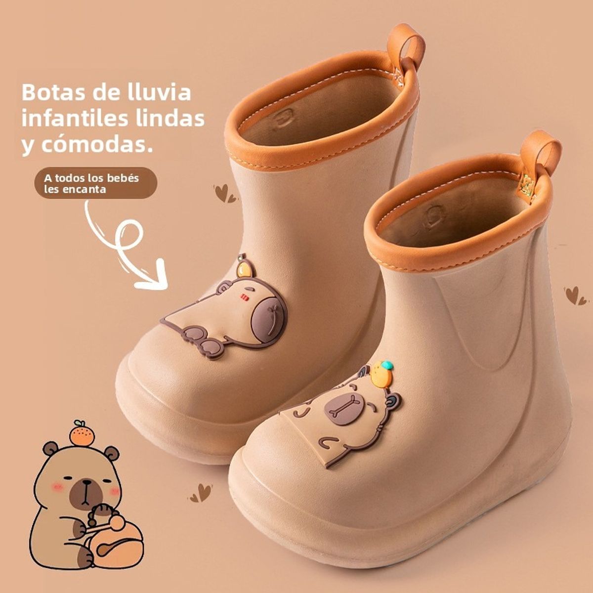 TIOZONEY - Bota de Agua para niños