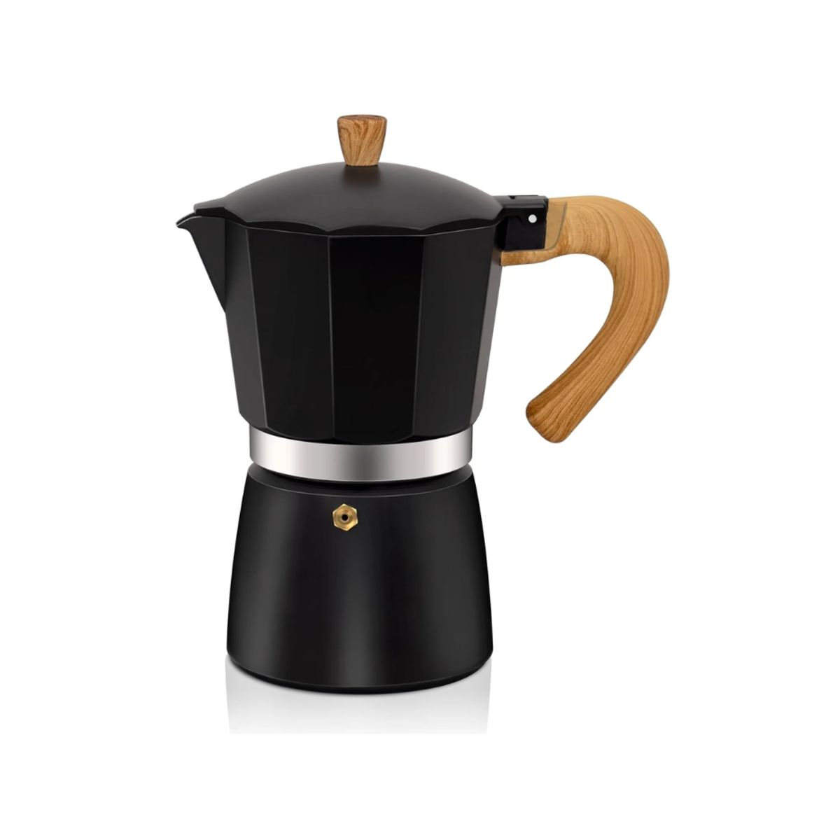 GENERICO - Greca italiana vintage NEGRO  9 tazas