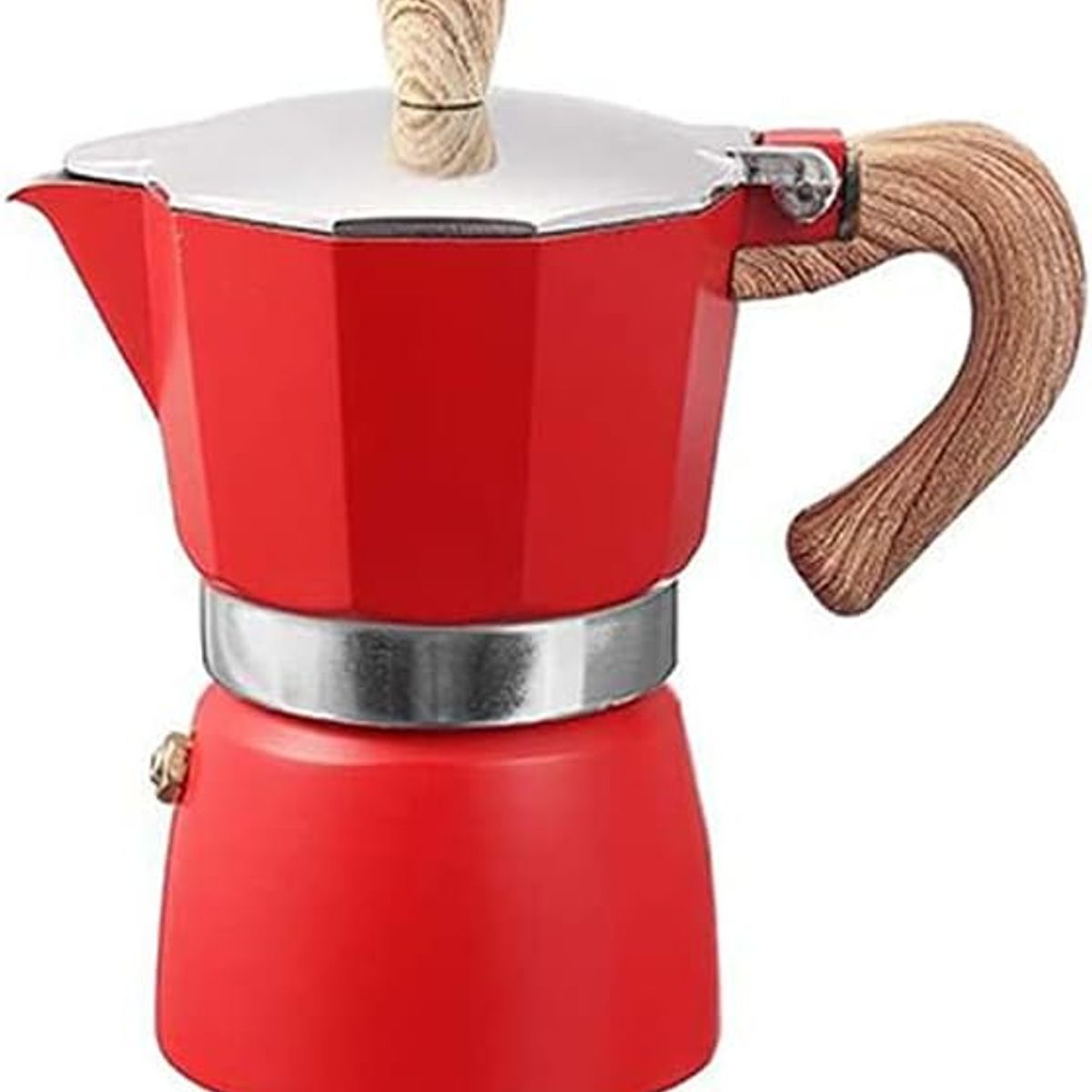 GENERICO - Greca italiana vintage ROJO  9 tazas