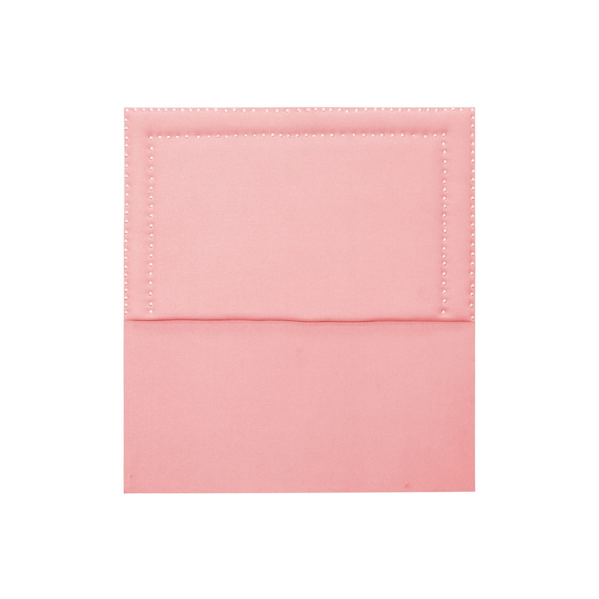 MUEBLES MACRUMO - Cama tapizada Perla - 1.5 Plz - Color Rosado