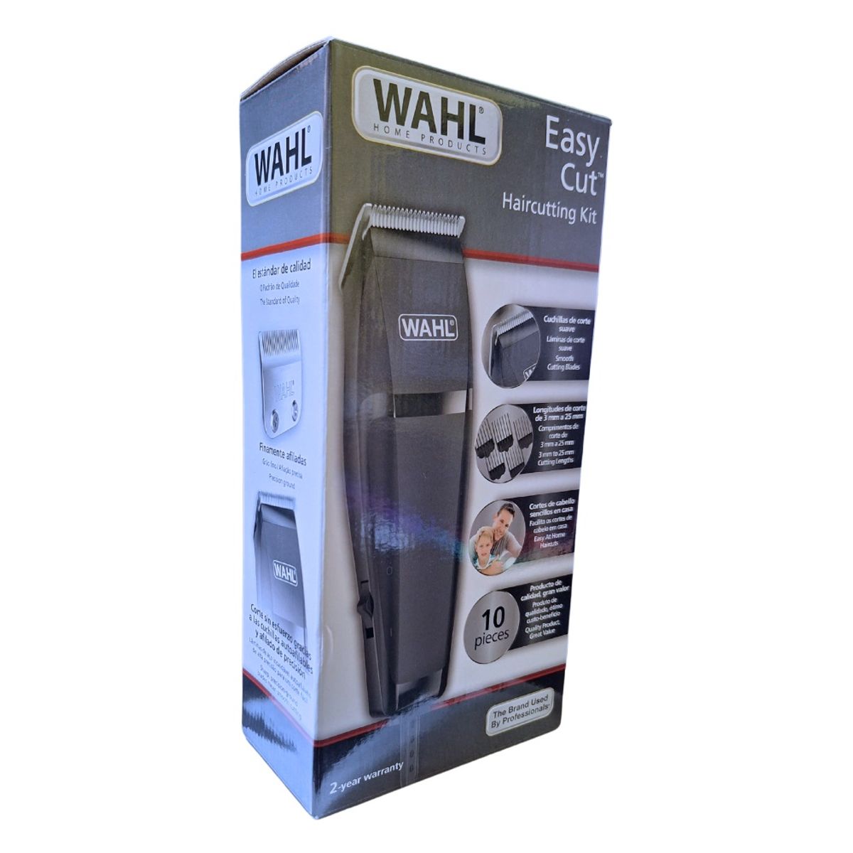 WAHL - Maquina Cortadora Rasuradora Profesional Wahl 10 piezas
