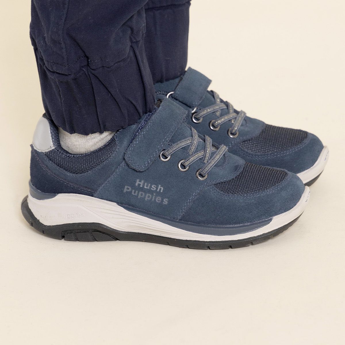 HUSH PUPPIES - Zapatilla Hush Puppies Niño Bambus Azul HUSH PUPPIES