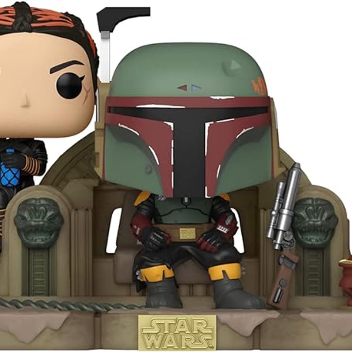 FUNKO - Funko Pop Boba Fett y Fennec con Trono 486 Star Wars
