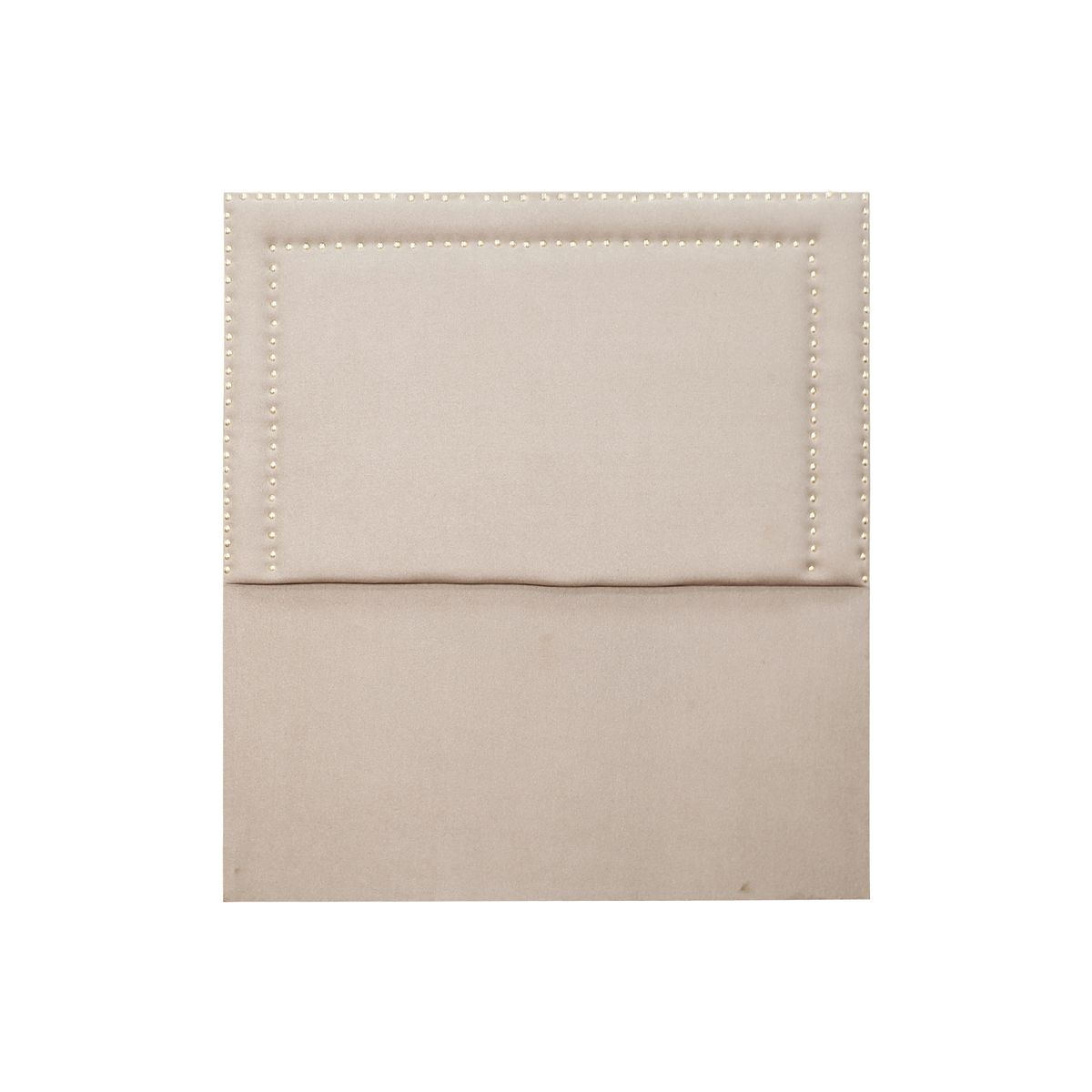 MUEBLES MACRUMO - Cama tapizada Perla - Queen - Color Beige claro