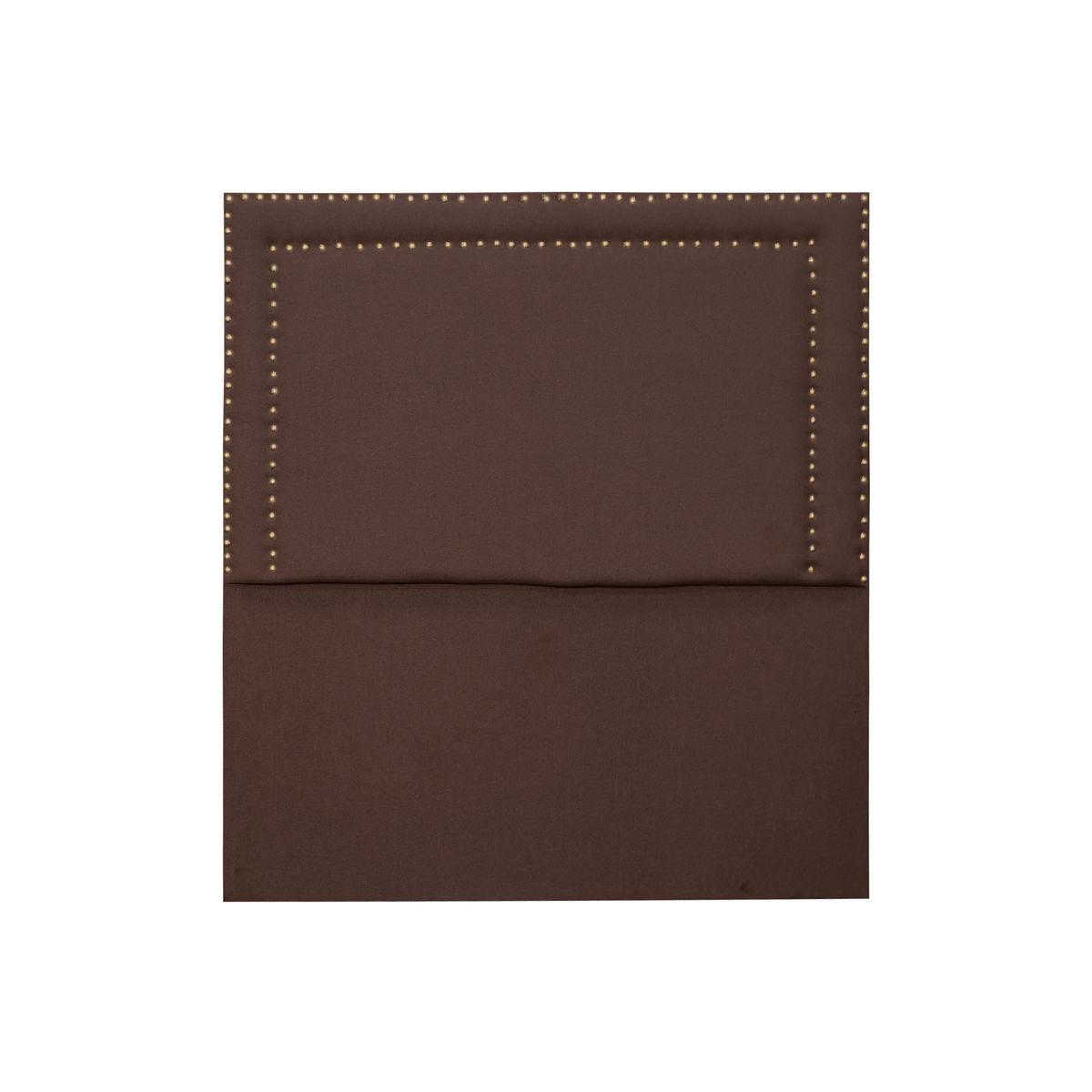 MUEBLES MACRUMO - Cama tapizada Perla - Queen - Color Marrón