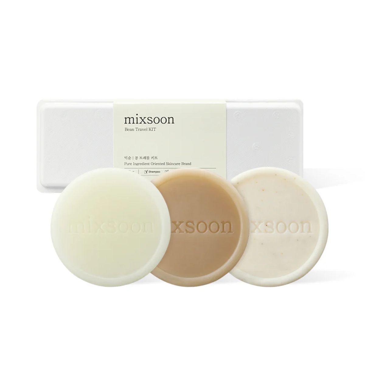 MIXSOON - Mixsoon Bean Travel Kit Shampoo + Conditioner + Body Bar