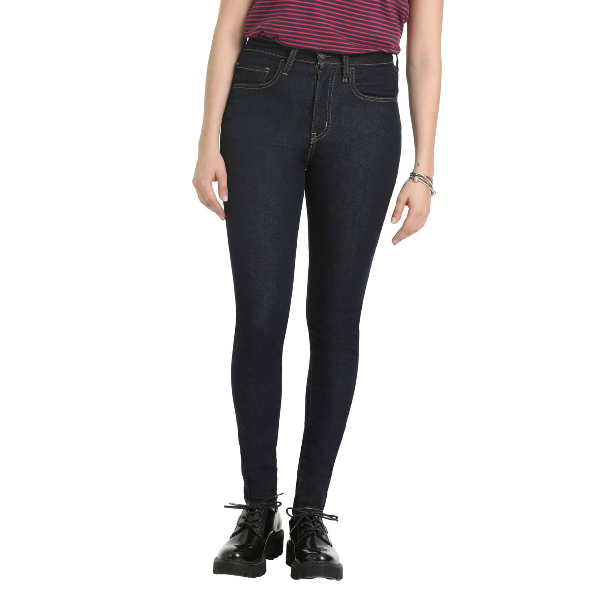 LEVIS - Jeans Mujer 720 High Rise Super Skinny Azul Levis