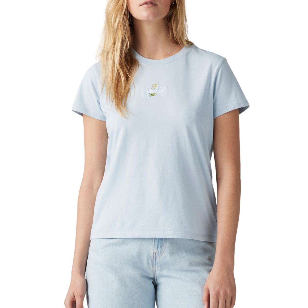 LEVIS - Polo Mujer The Perfect Tee Celeste Levis