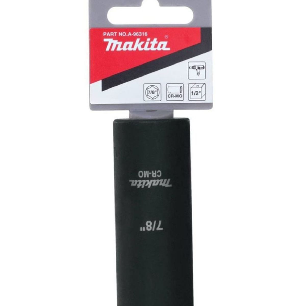 MAKITA - Dado Hexagonal Pulgada 12 x 78 Largo Makita