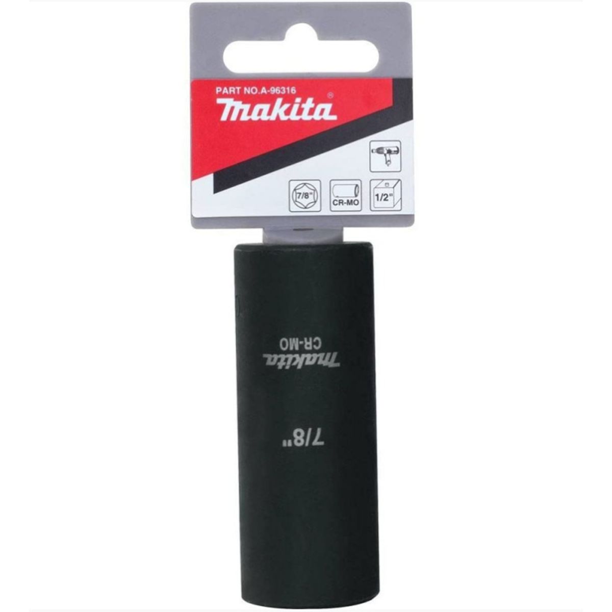 MAKITA - Dado Hexagonal Pulgada 12 x 78 Largo Makita