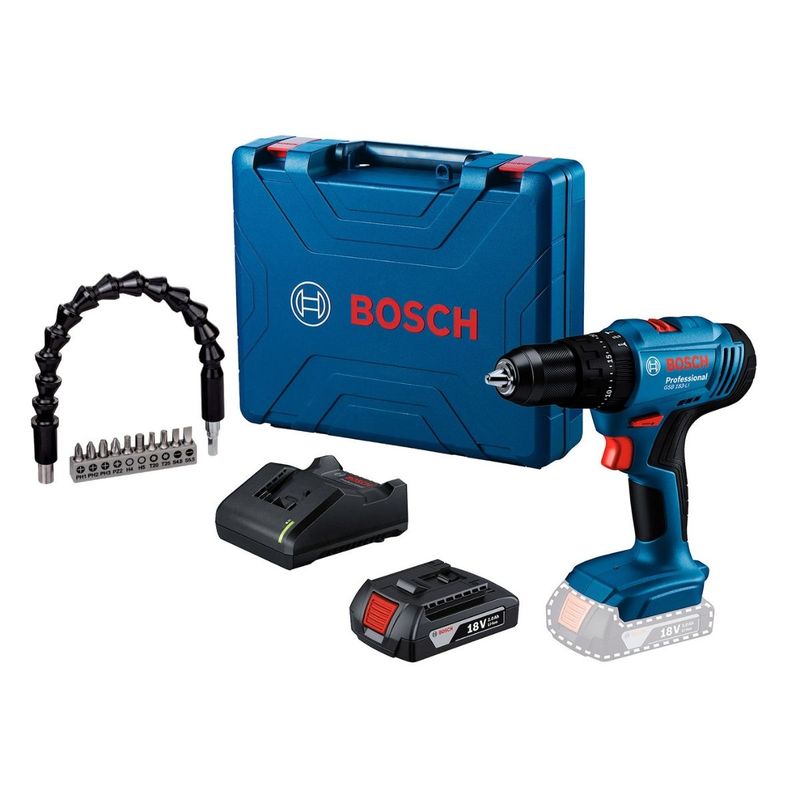 BOSCH - Taladro Percutor GSB 183 + Set 11 pz Bosch