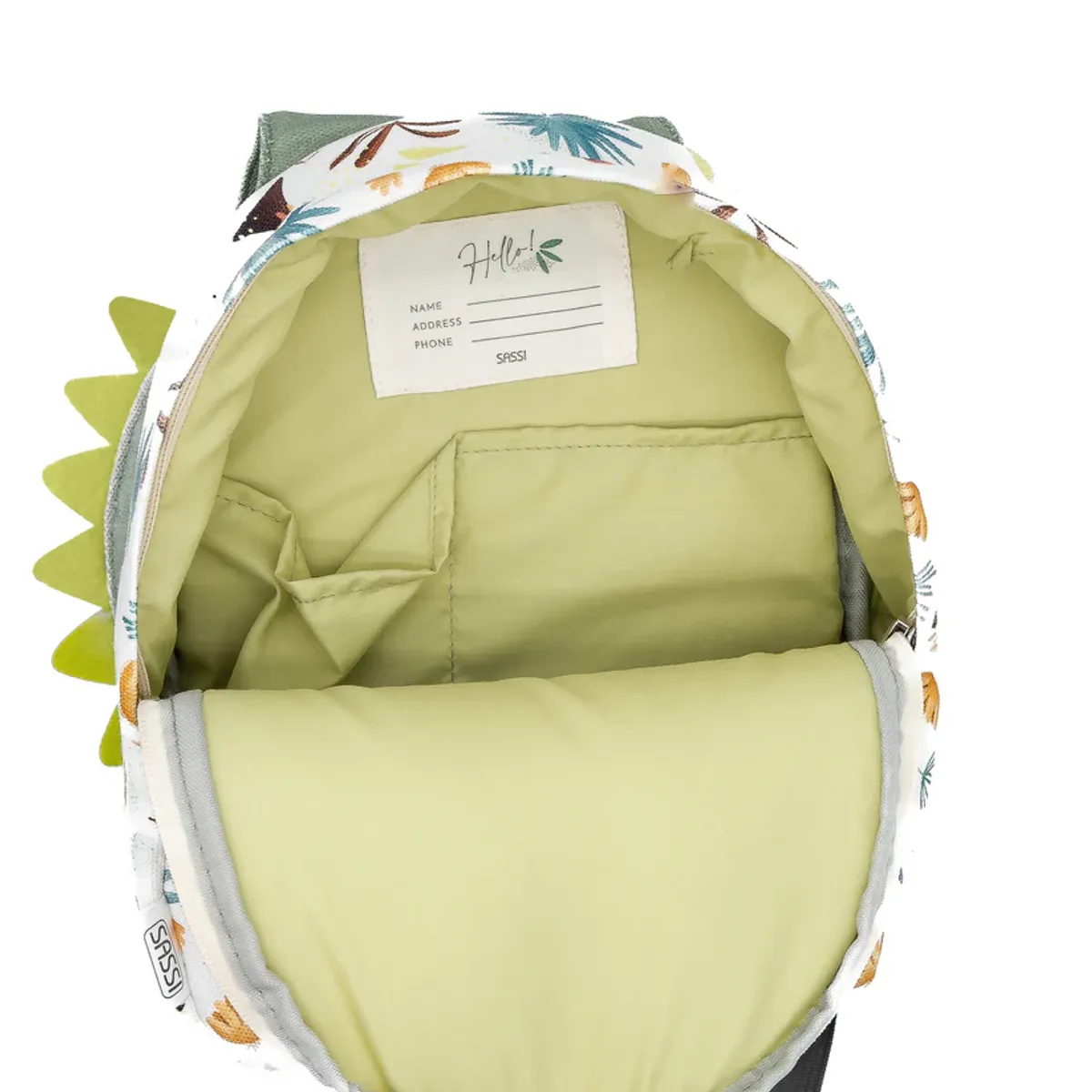 THE BABY SPOT - Mini Mochila - Cracky El Dinosaurio  SASSI