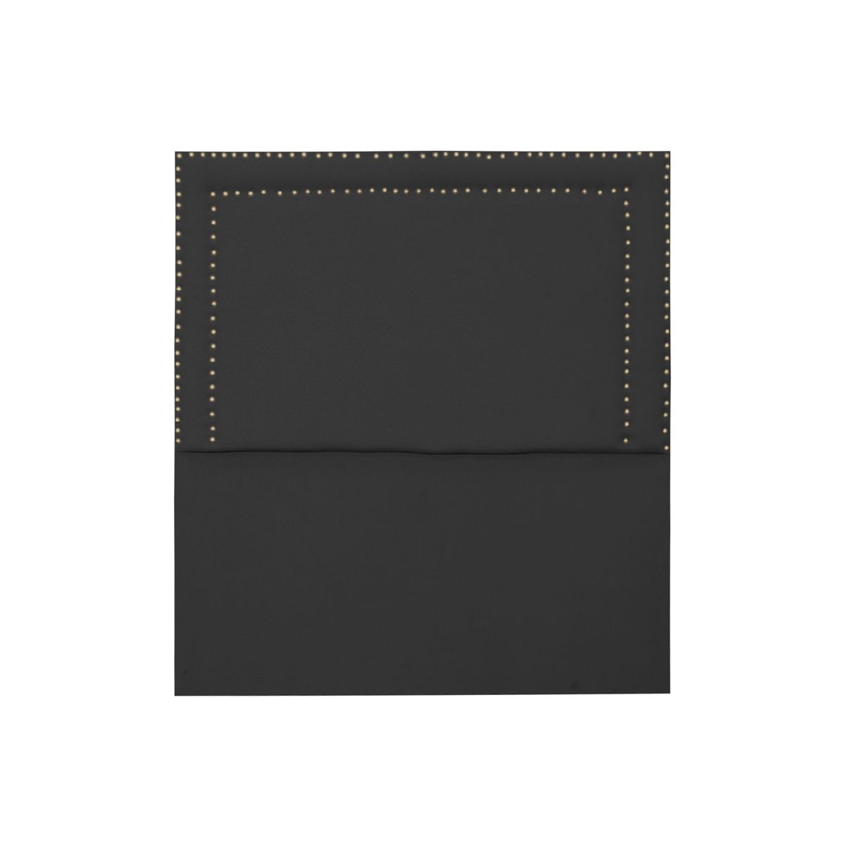 MUEBLES MACRUMO - Cama tapizada Perla King 2 tarimas Color negro