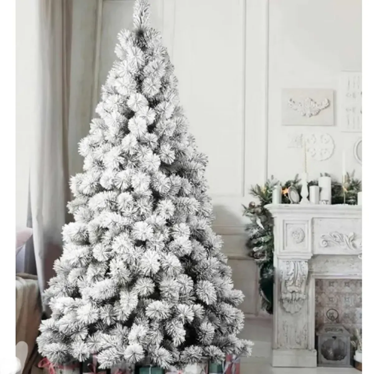 GENERICO - Árbol De Navidad pino de 2.10 Mt Con Nieve