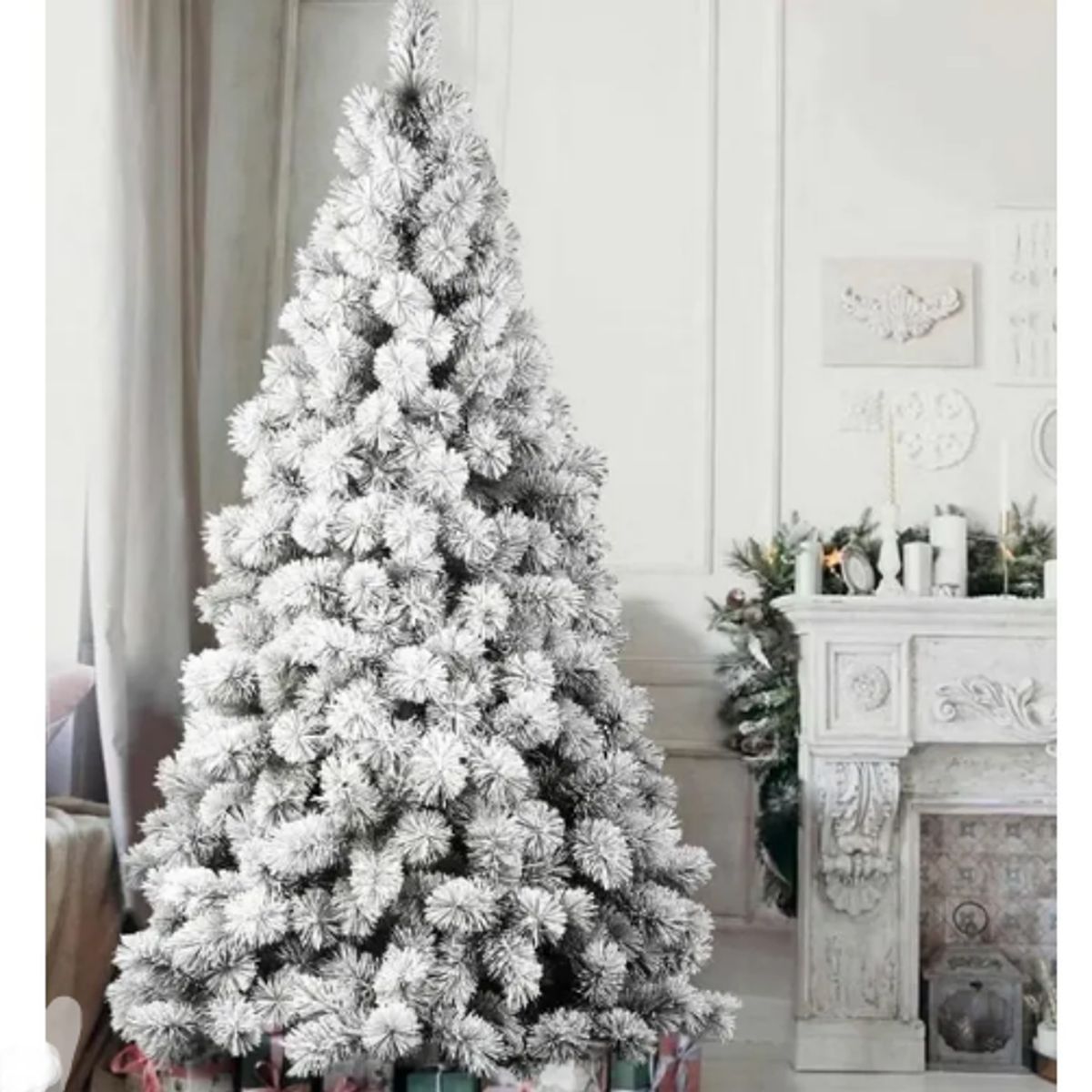 GENERICO - Árbol De Navidad pino de 2.10 Mt Con Nieve