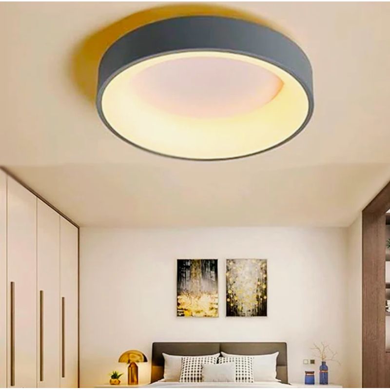 GENERICO - Lámpara de Techo 45W Led 3 en 1 Gris