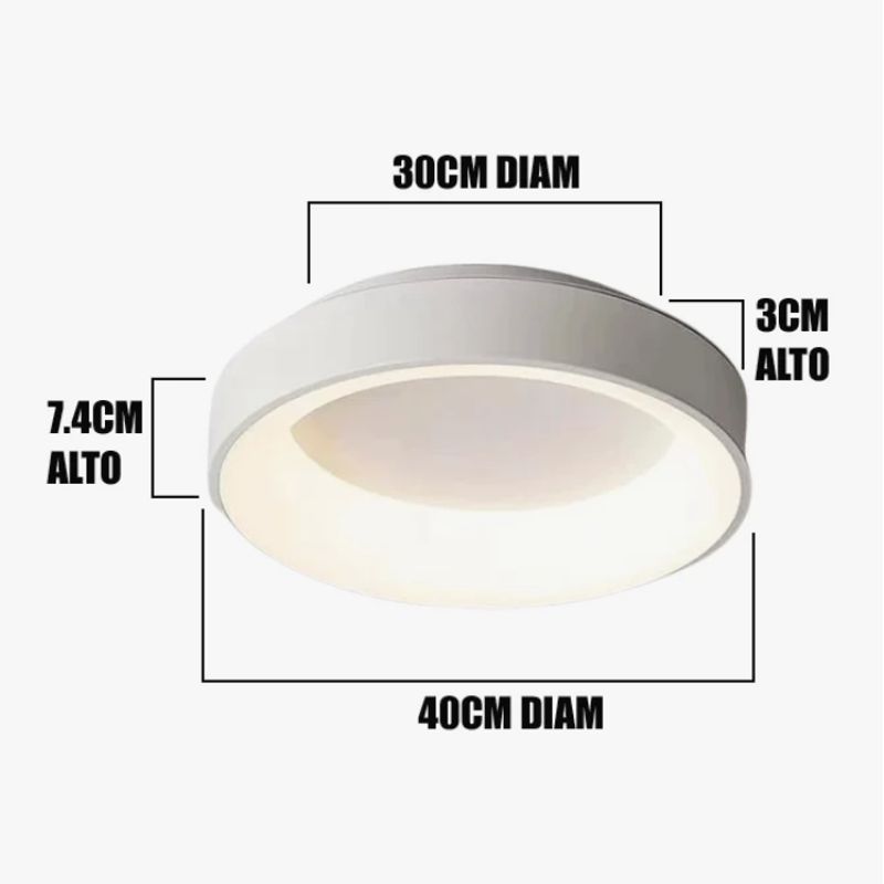 GENERICO - Lámpara de Techo 45W Led 3 en 1 White