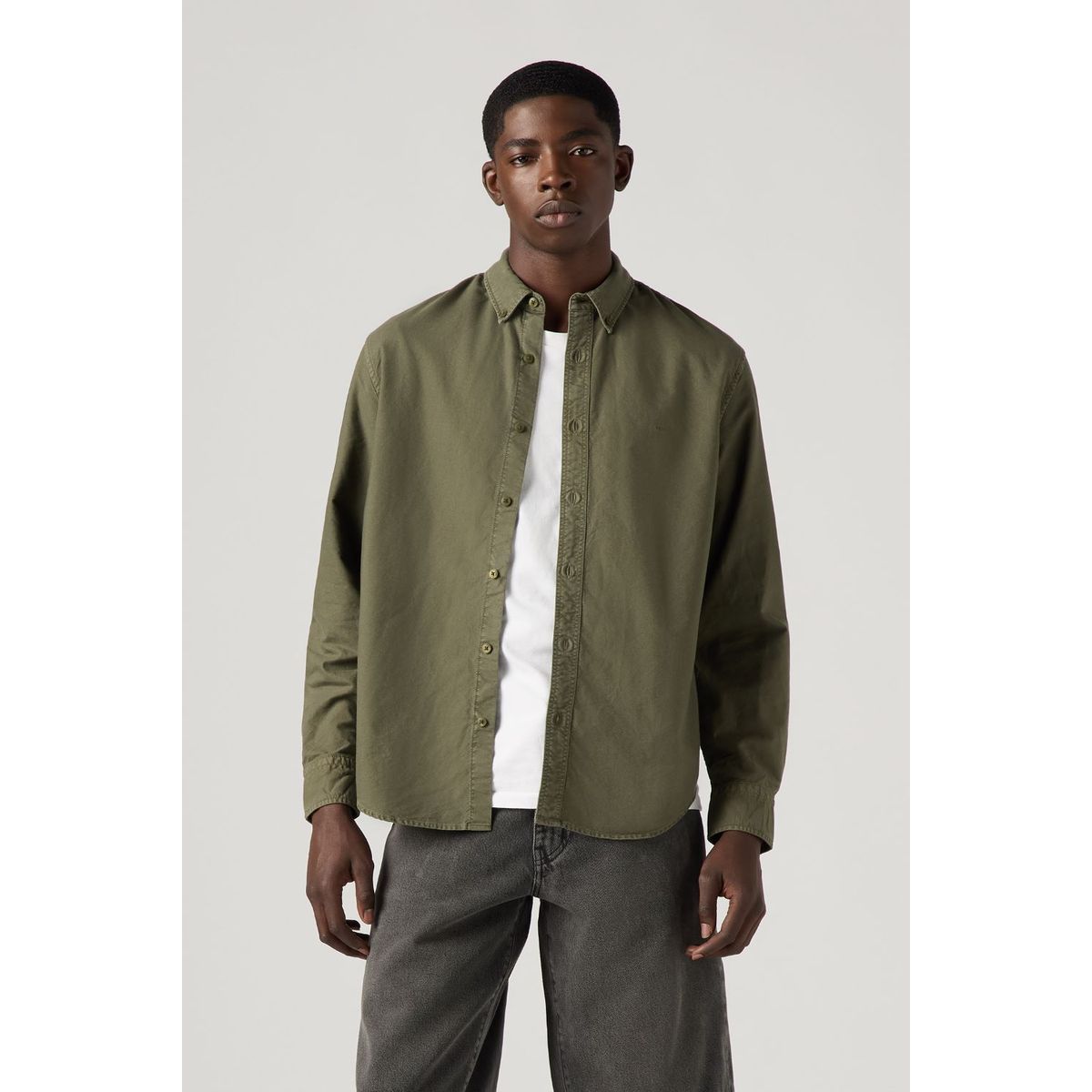 LEVIS - Camisa Hombre Button Down Verde Levis