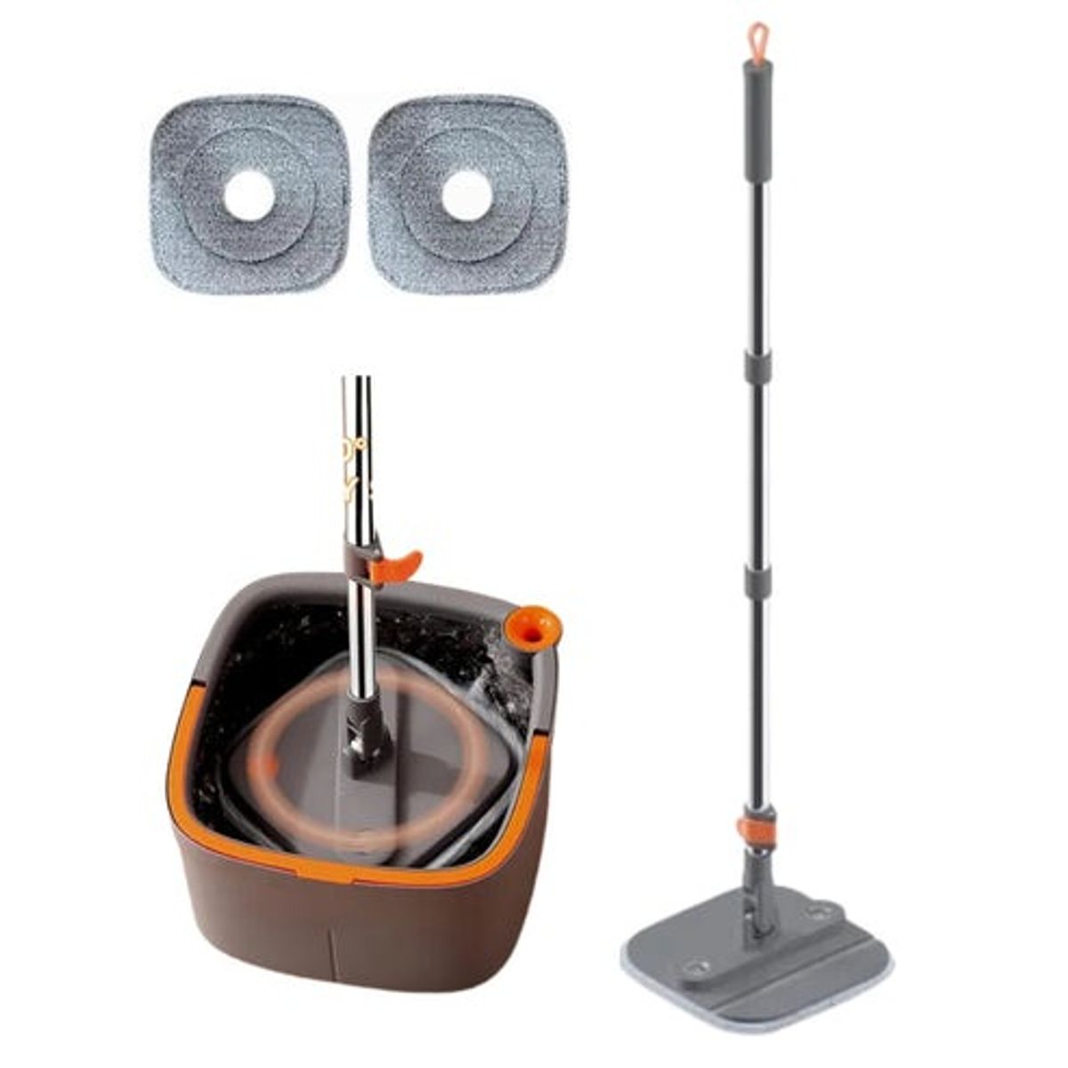 BOMIDI - Bomidi Trapeador Giratorio 3 en 1 M20 Gris