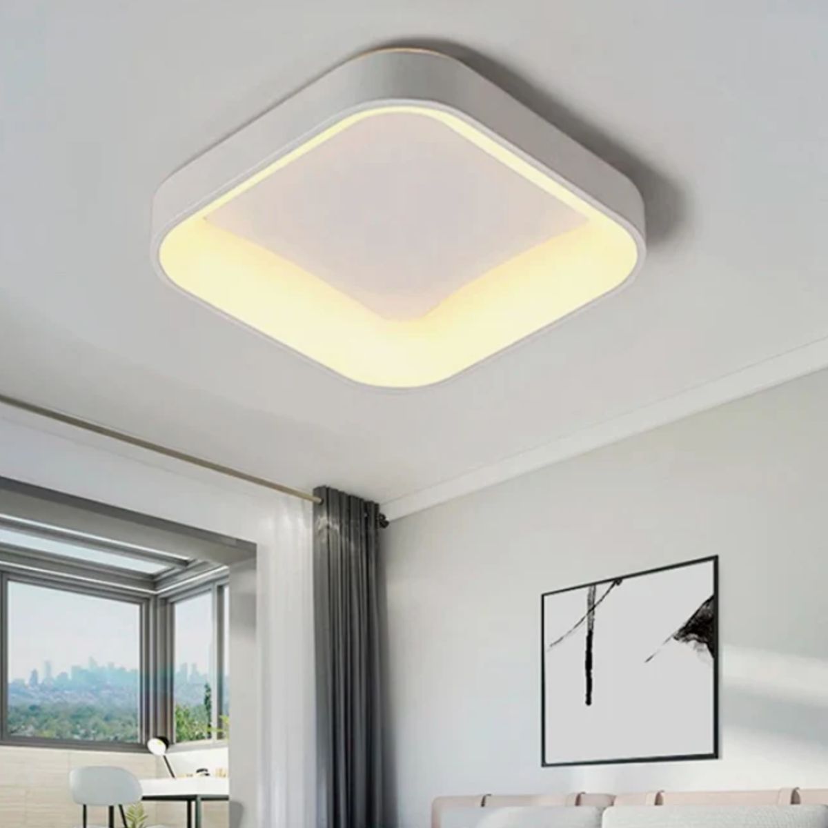 GENERICO - Lámpara de Techo 45W Led 3 en 1 White