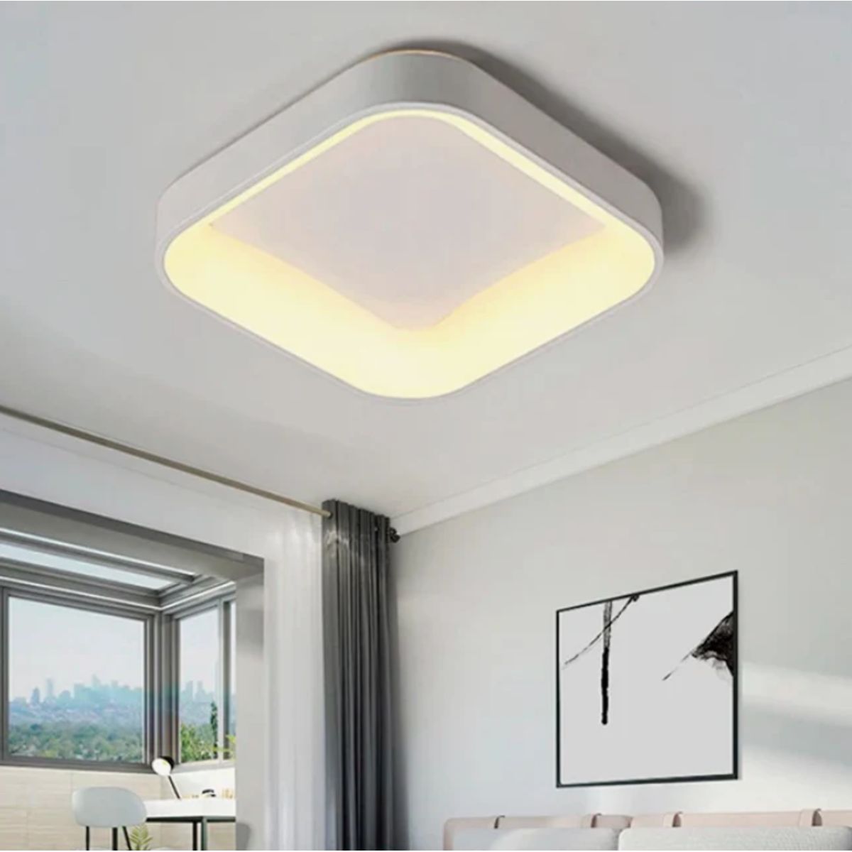 GENERICO - Lámpara de Techo 45W Led 3 en 1 White