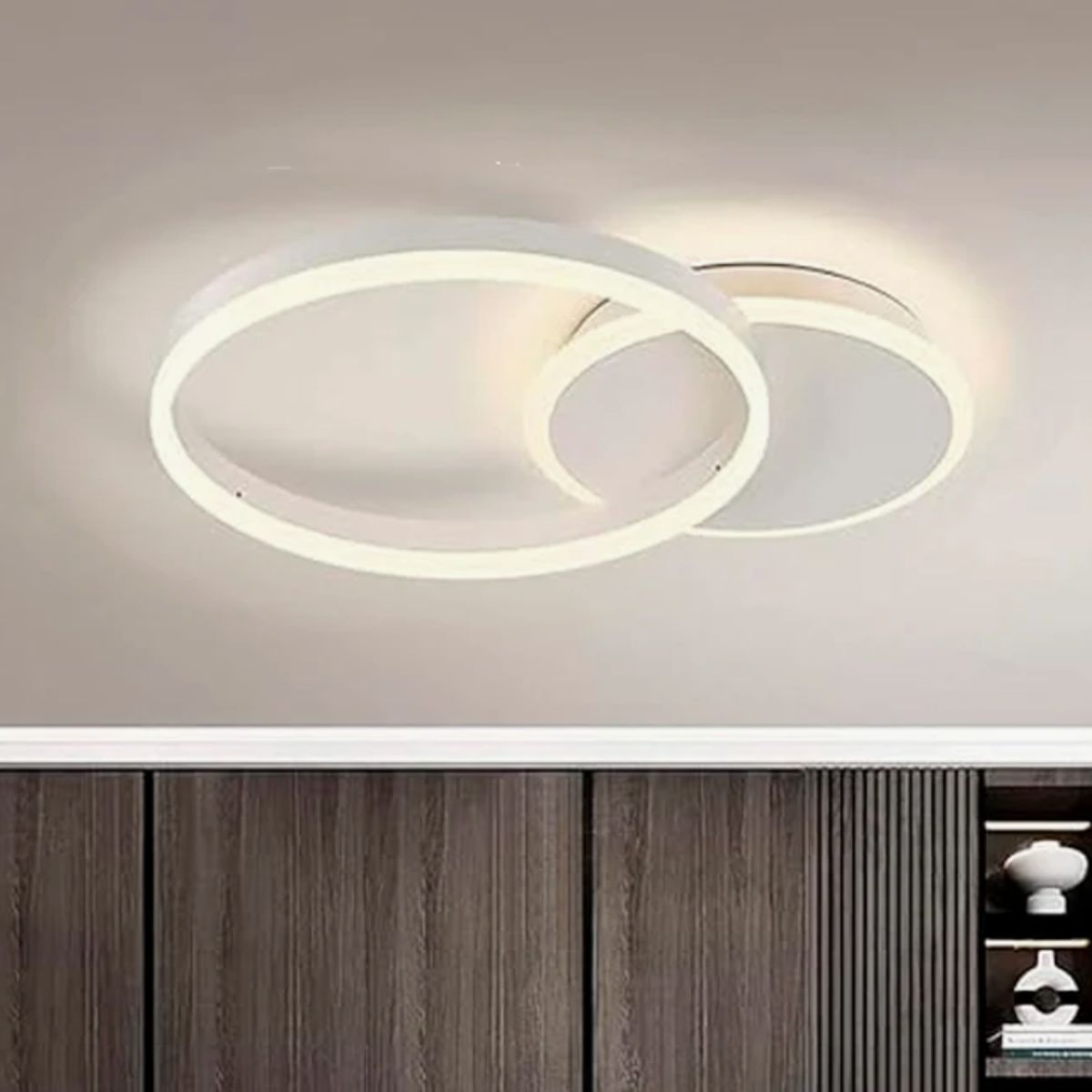 GENERICO - Lámpara de Techo 45W Led 3 en 1 White