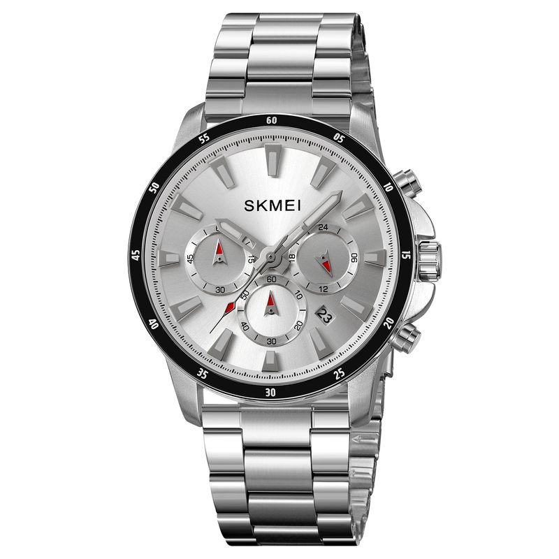 SKMEI - Reloj Skmei 2295 Cronómetro Analógo Correa Acero