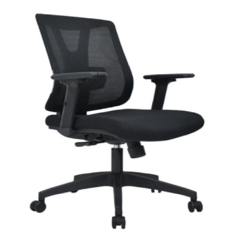 MOBELART - Silla de Oficina Gerente Navy Base Nylon Ergonómica möbelArt