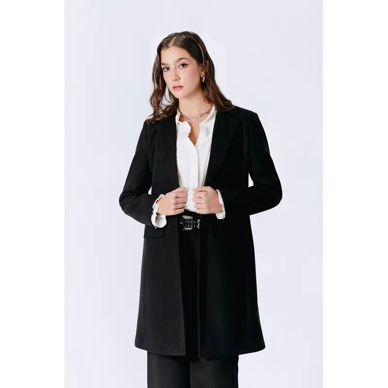 BANATY - ABRIGO LARGO CON BOLSILLOS ALTAMIRA DE MUJER