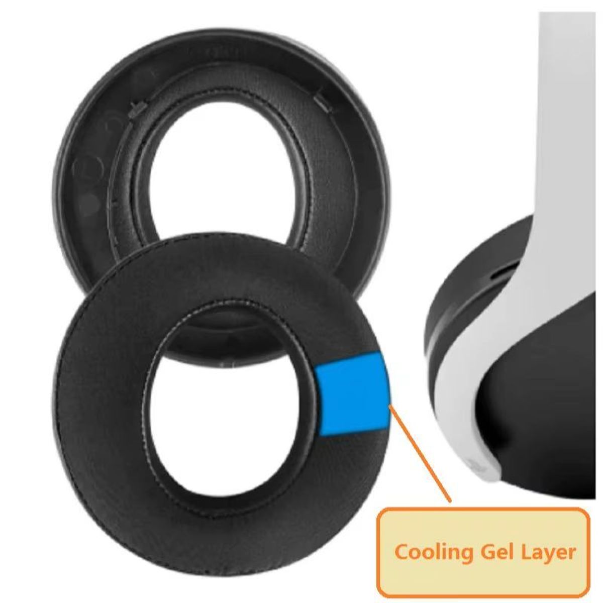 GENERICO - Almohadillas para audífonos Sony PS5 Pulse 3D PlayStation 5 con gel