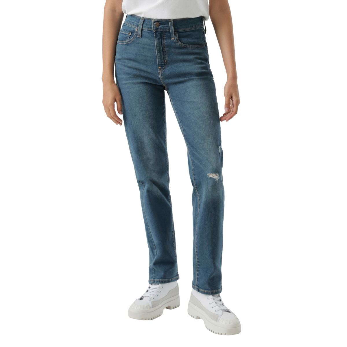 LEVIS - Jeans Mujer 724 High Rise Straight Azul Levis